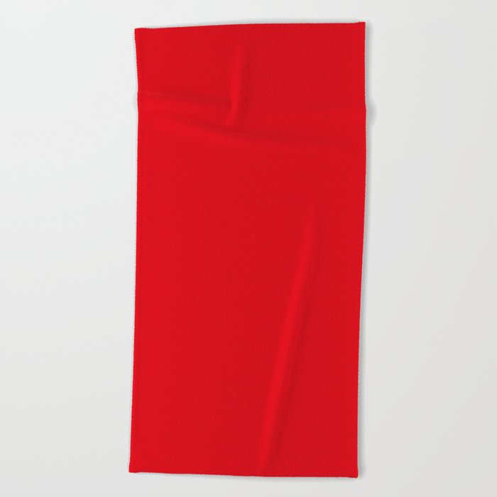 Pure Red (Mix & Match Set) Beach Towel