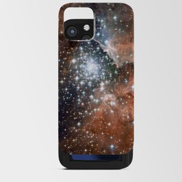 Colorful Universe Nebula Galaxy And Stars iPhone Card Case