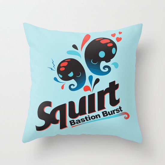 Squirt Throw Pillow