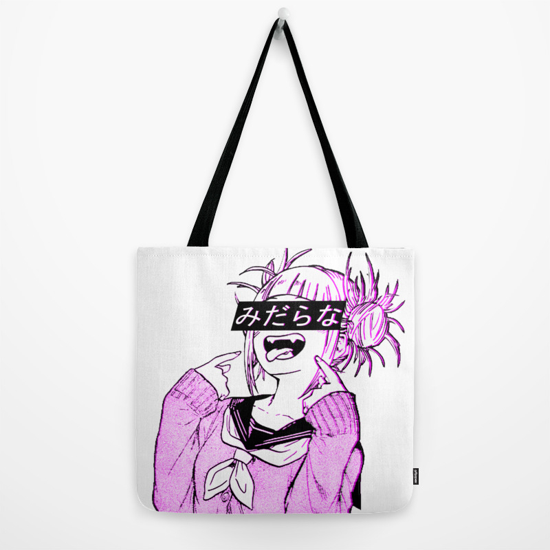 Lewd Sad Japanese Anime Aesthetic Tote Bag By Poser Boy Society6