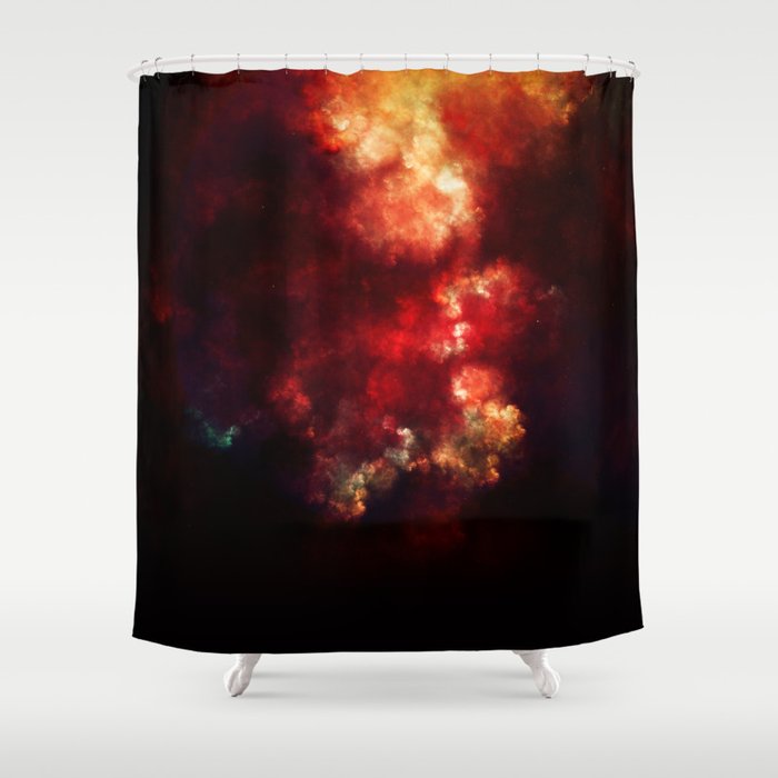 Space Shower Curtain