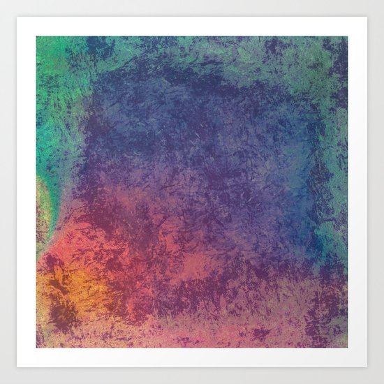 Colors of opal abstract texture Art Print