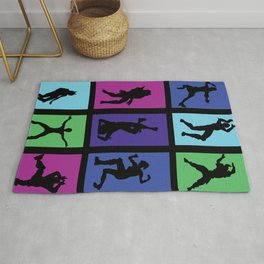 Fort Battle Dance Nite Royale Area & Throw Rug