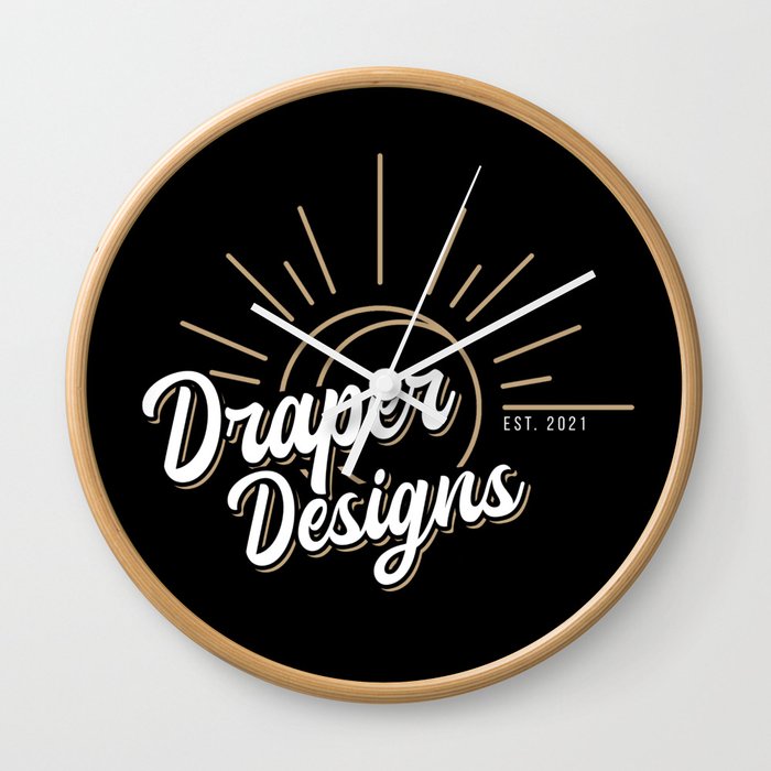 Draper Designs Wall Clock
