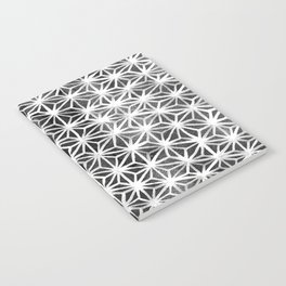 Diamond Star in black and white Notebook