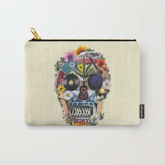 summer skull Carry-All Pouch