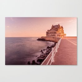 Casino Constanta Seafront Canvas Print
