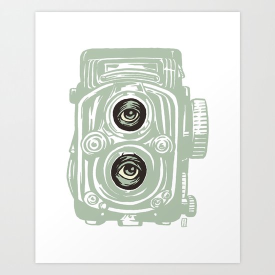 Surreal Lens Art Print