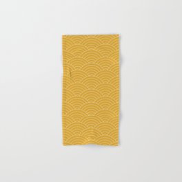 Waves (Mustard Yellow) Hand & Bath Towel