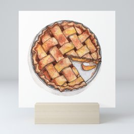 Desserts: Apple Pie Mini Art Print
