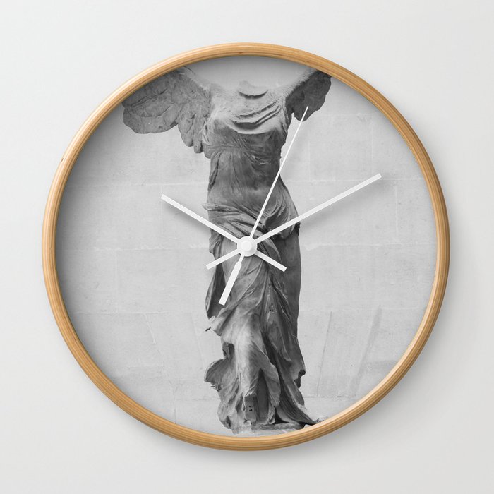 Winged Victory of Samothrace Statue Wall Clock