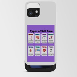 Types of Self Care iPhone Card Case