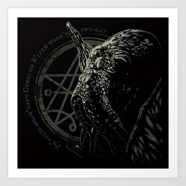 Cthulhu Necronomicon Art Necronomicon Art Prints For Any Decor Style Society6 necronomicon art prints for any decor