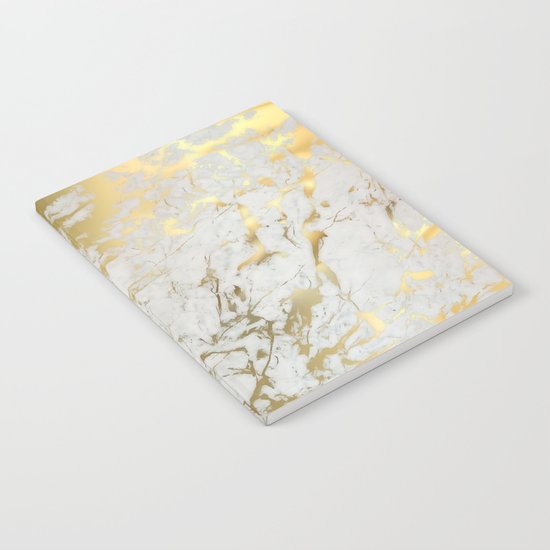 Gold marble Notebook