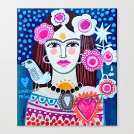 Beautiful Frida Canvas Print