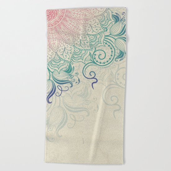 Mandala - Canvas Beach Towel