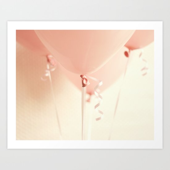 i believe in pink Art Print