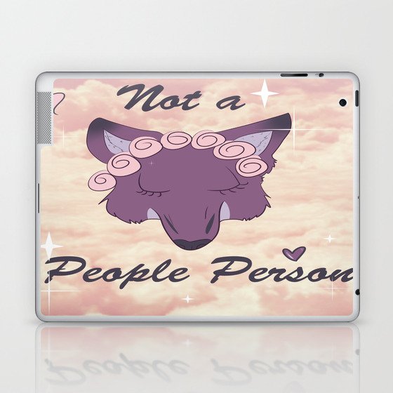 Not a people person. Laptop & iPad Skin