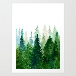Pine Trees 2 Art Print