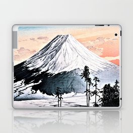 Snow Mountain Japanese Historical art remastered high resolution Laptop Skin