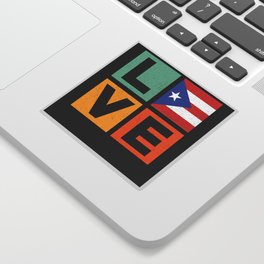 Puerto Rico Love Sticker