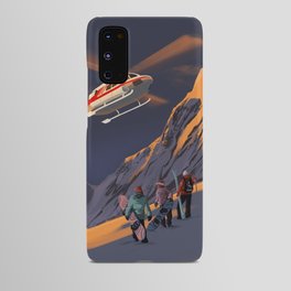 Sunrise Heli Ski Android Case
