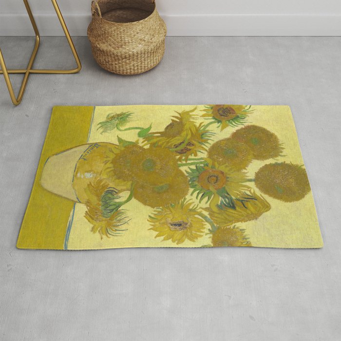 Sunflowers (Vincent Van Gogh series) Rug