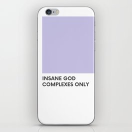 God Complex iPhone Skin