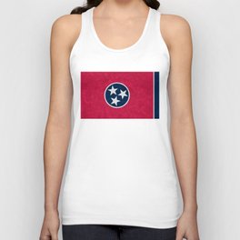 State flag of Tennessee US flags banner standard colors Unisex Tank Top