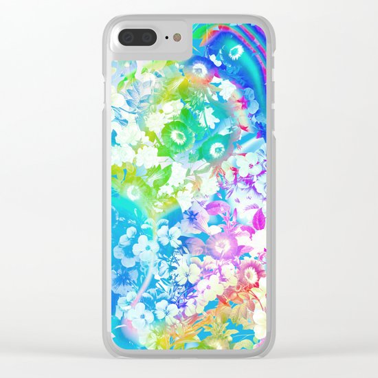 Forest Rave Clear iPhone Case