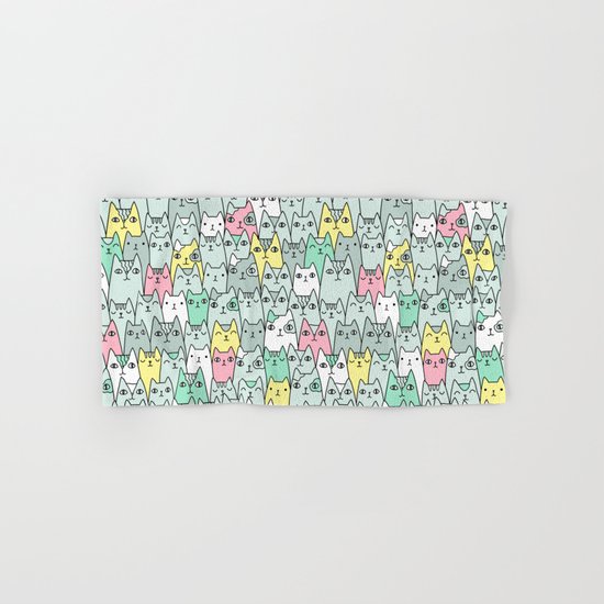 Cute cats family Hand & Bath Towel