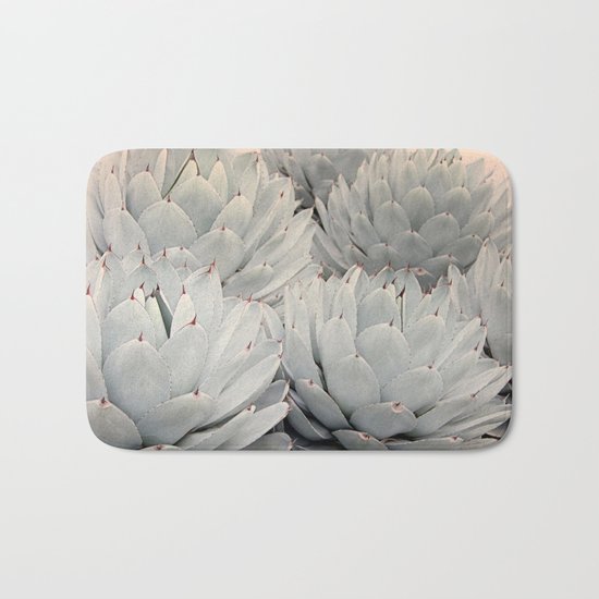 Succulent Blush Bath Mat
