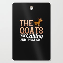 Baby Goat Cute Farmer Mountain Goats Cutting Board