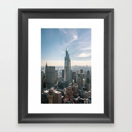 NYC Views | Skyscrapers in New York City | Travel Photography Framed Art Print