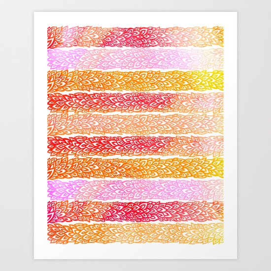 Leaves From Paradise Art Print