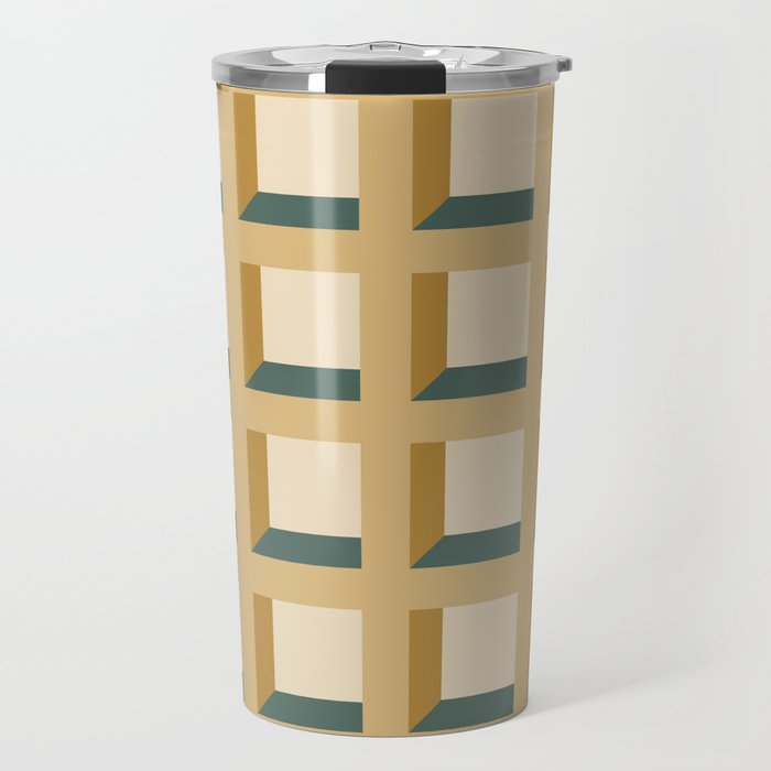 Minimalist 3D Pattern XIX Travel Mug