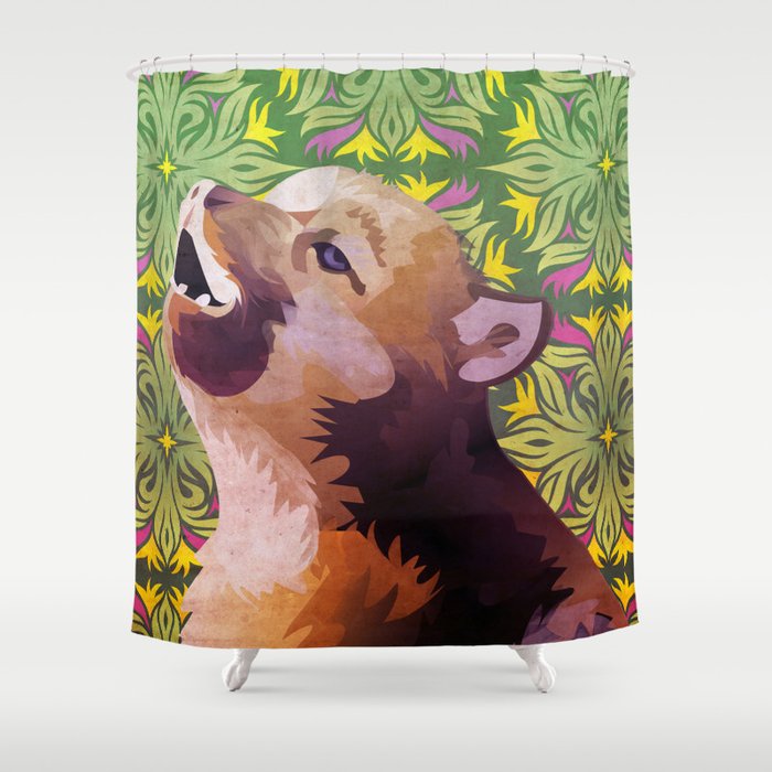 Baby Insanity Wolf Shower Curtain