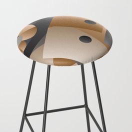 Dog | Geometric and Abstracted Bar Stool