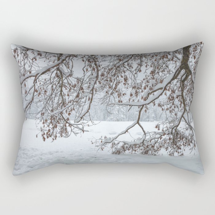 snow Rectangular Pillow