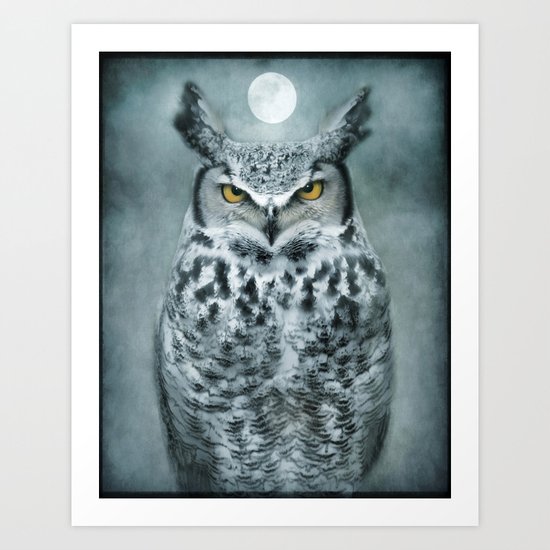 By the light of the Moon... Art Print