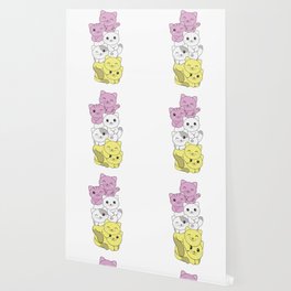 Twink Flag Pride Lgbtq Cute Cat Bunch Wallpaper