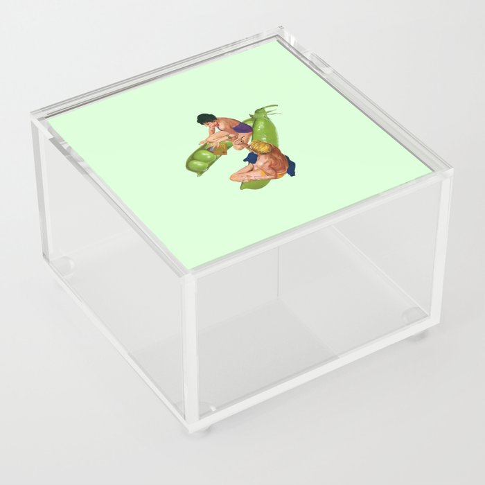 two peas in a pod Acrylic Box