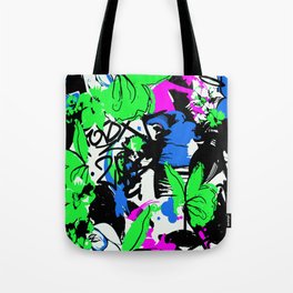 Floral Abstract Tote Bag
