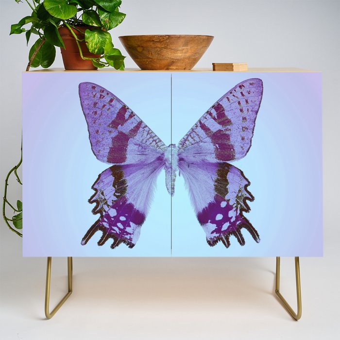 Blue Butterfly Credenza