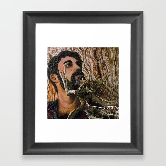 root beard Framed Art Print