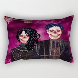 Gothic Skull Farmers Rectangular Pillow