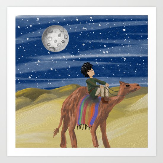 The Boy's Journey Art Print