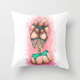 Exposed Throw Pillow