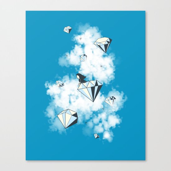 Like a Diamond in the Sky Canvas Print