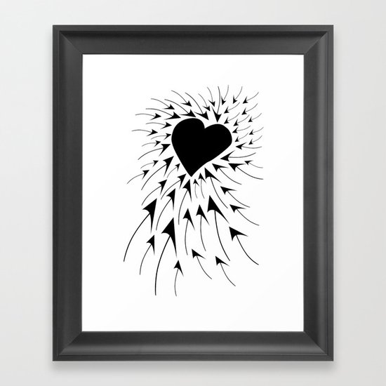 Heart Framed Art Print